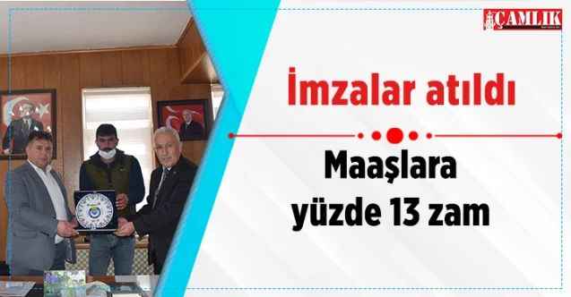 Akdağmadeni İlçesi’ne bağlı Oluközü Beldesi’nde İşçi maaşlarına yüzde 13 zam
