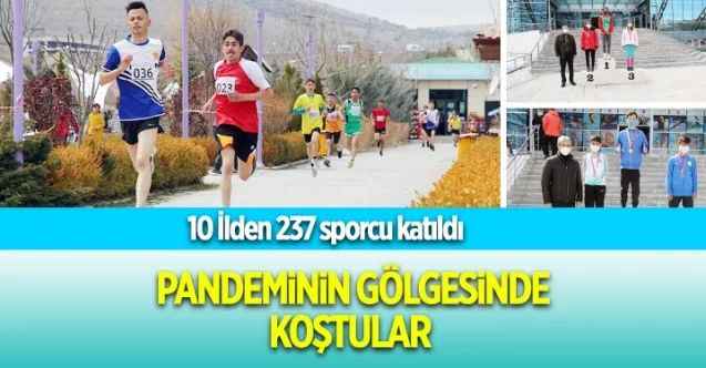 10 İlden 237 sporcu katıldı  Pandeminin gölgesinde koştular