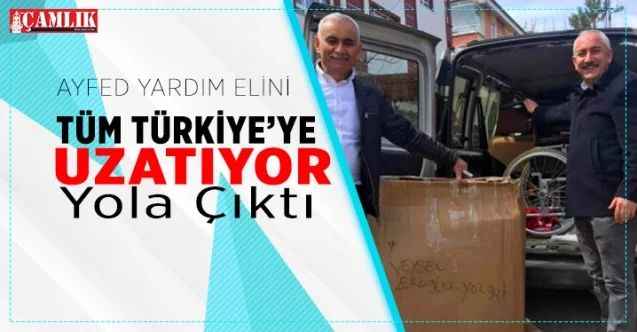 AYFED'den Ülke geneline tekerlekli sandalye yardımı