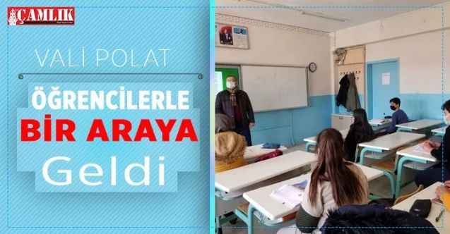 Vali Polat öğrencilerle bir araya geldi