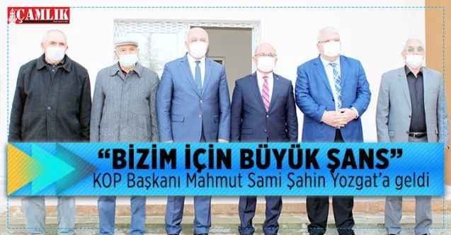 Konya Ovası Projesi Bölge Kalkınma İdaresi Başkanı Mahmut Sami Şahin Yozgat'ı ziyaret etti