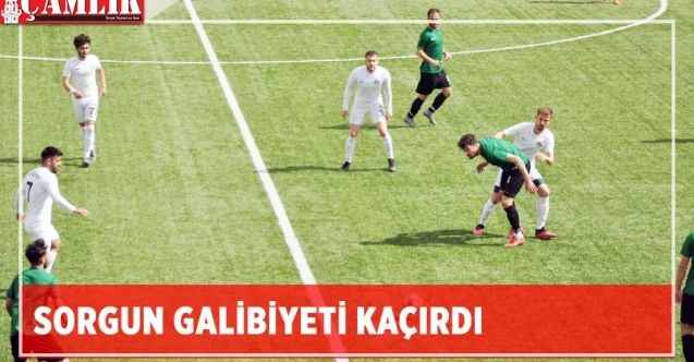 Sorgun Belediyespor hazırlık maçında Çorum Çimentospor’u karşılaştı