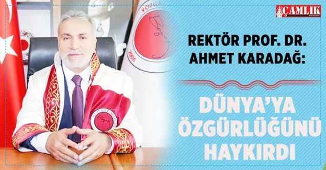 Yozgat Bozok Üniversitesi Rektörü Prof. Dr. Ahmet Karadağ, 23 Nisan’ı kutladı