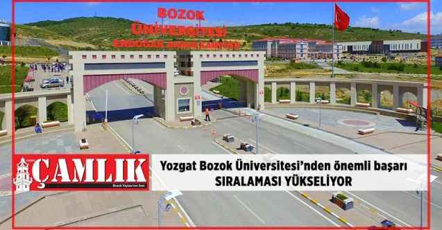 Yozgat Bozok Üniversitesi’nden önemli başarı  SIRALAMASI YÜKSELİYOR