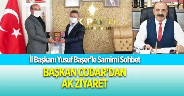 Çayıralan Belediye Başkanı Ömer Codar'dan AK Parti İl Başkanı Yusuf Başer'e Tebrik Ziyareti