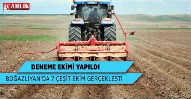 Yozgat'ta 7 yerli patates türü için Boğazlıyan'da deneme ekimi gerçekleşti