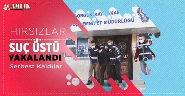 Suç üstü yakalanıp serbest kaldılar
