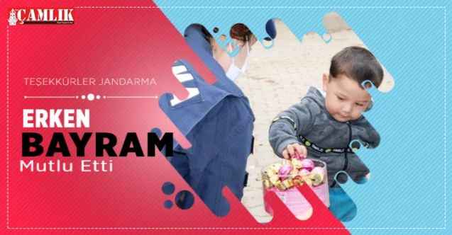 Yozgat Jandarması Evden Çıkamayan Çocuklara Erken Bayram Yaşattı
