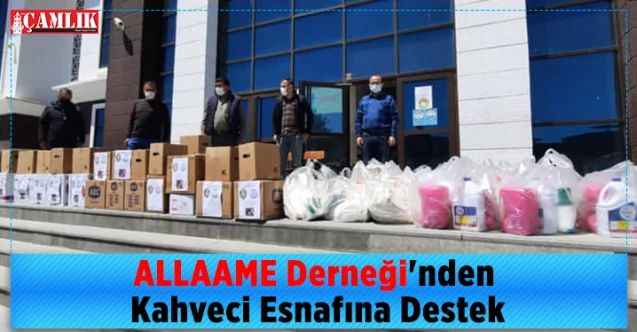ALLAAME Derneği'nden Kahveci Esnafına Destek