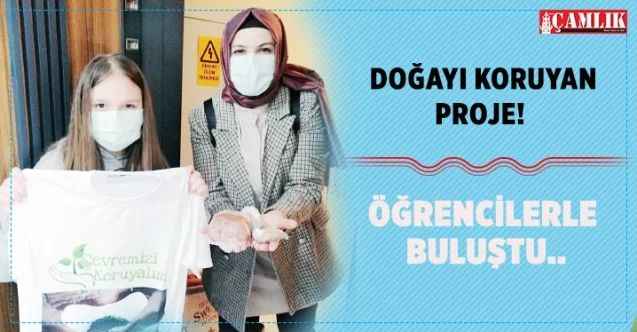 Fatma Temel Turhan Ortaokulu doğa için proje yaptı