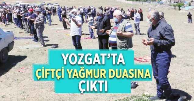 Çiftçi yağmur için dua etti