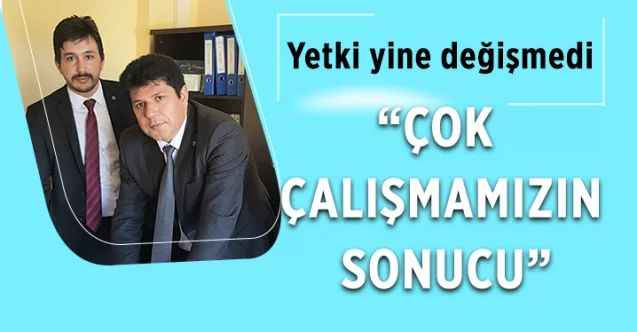 Diva- Sen Genel Başkan Yardımcısı Osman Taşçı:   “ÇOK ÇALIŞMAMIZIN SONUCU”