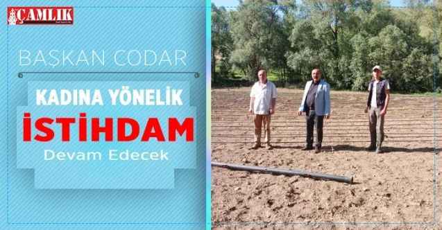 Başkan Codar, kadına yönelik istihdam devam edecek
