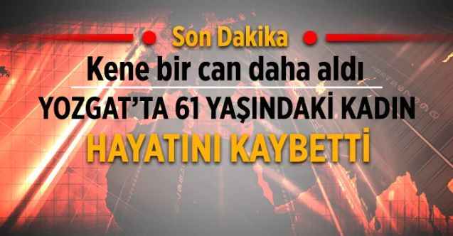 Yozgat’ta kenenin neden olduğu ölümlere bir yenisi eklendi