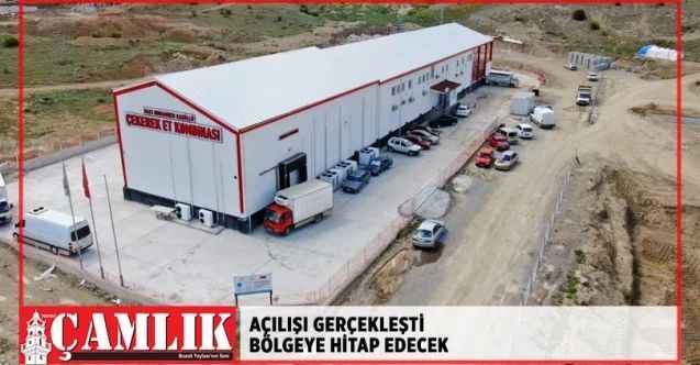 Çekerek Et kombinası açıldı, bölgeye hizmet edecek