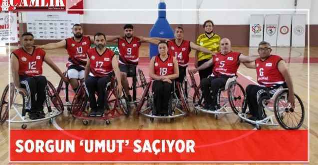 Sorgun umut engelliler spor kulübü ‘umut’ saçıyor