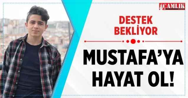 Yozgat’ın Yerköy İlçesinde yaşayan 15 yaşındaki kemik kanseri Mustafa Arslan destek bekliyor