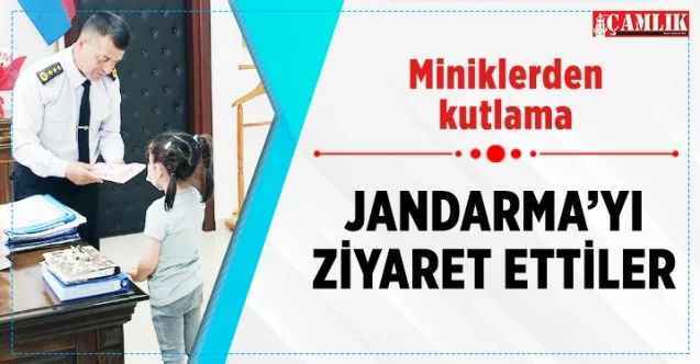 Çocuk Evleri Koordinasyon Merkezi Müdürlüğüne bağlı çocuk evlerinde yaşayan çocuklar Jandarma teşkilatının kuruluşunun 182. yıl dönümünü kutladı