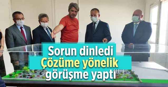 AK Parti Yozgat Milletvekili Bekir Bozdağ;  Sorun dinledi Çözüme yönelik görüşme yaptı
