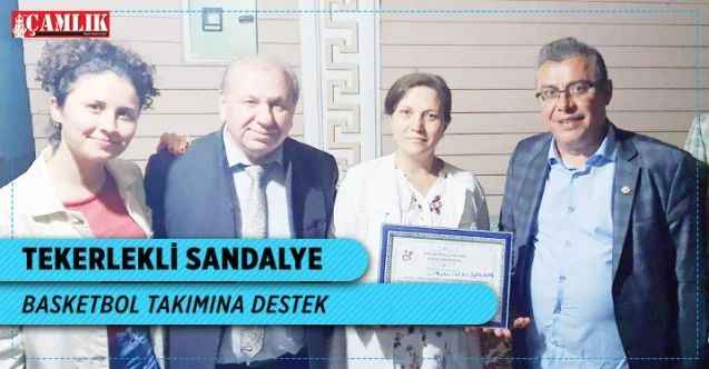 Almanya Yozgatlılar Federasyonundan Sorgun Umut Engelliler Tekerlekli Sandalye Basketbol takımına destek