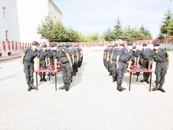 Yozgat İl Jandarma Komutanlığındaki acemi askerler yemin etti