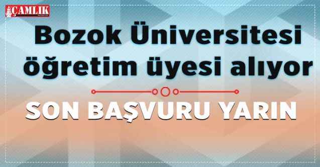 Yozgat Bozok Üniversitesi 2 Öğretim Üyesi alıyor