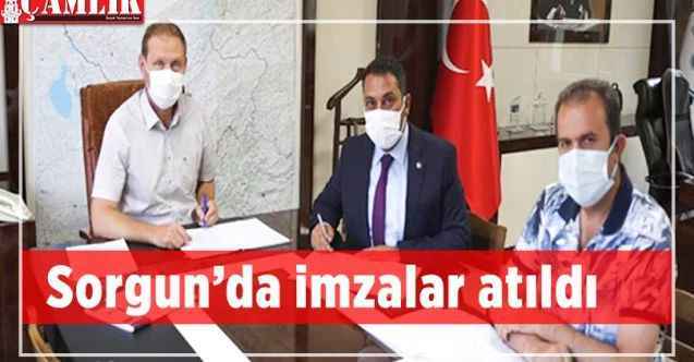 Sorgun’da imzalar atıldı