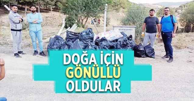 Doğa için gönüllü oldular