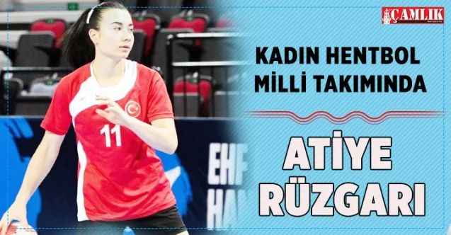Hentbol Kadın Milli Takımı oyuncusu Atiye Gülseven Litvanya maçının oyuncusu seçildi