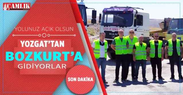 Yozgat İl Özel İdare Ekipleri Selin Vurduğu Kastamonu Bozkurt İlçesi'ne Gidiyor