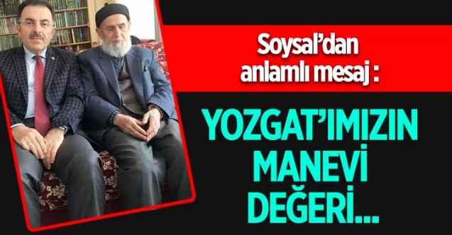 AK Parti Yozgat eski milletvekillerinden Ertuğrul Soysal'dan Halil İpek Hoca Efendi'ye Anlamlı Anma