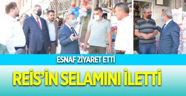 AK Parti Yozgat İl Başkanı Yusuf Başer, esnaf ziyareti yaptı