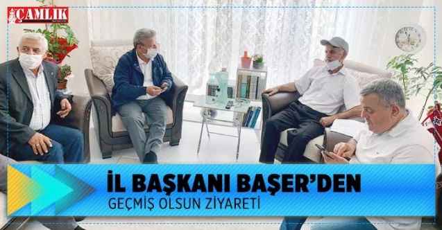 AK Parti İl Başkanı Yusuf Başer’den  geçmiş olsun  ziyareti