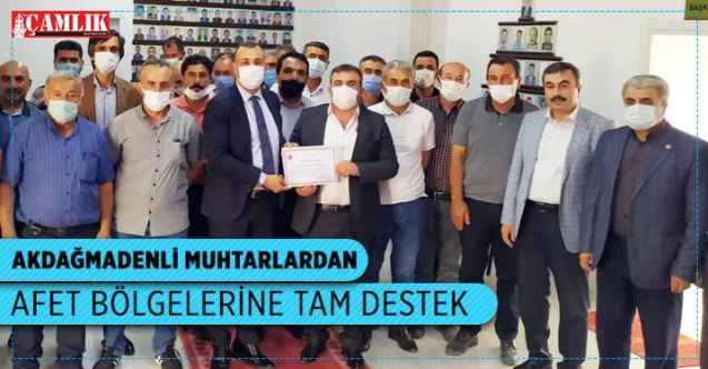 Akdağmadenli Muhtarlardan Tam Destek