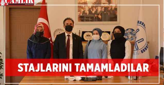 Yozgat İl Müftülüğü’nde  stajlarını tamamladılar