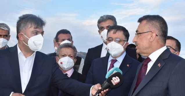 Cumhurbaşkanı Yardımcısı Fuat Oktay, “Bölgesinde söz söyleyen bir Türkiye var, sözü dinlenen Türkiye var, masada ve sahada olan bir Türkiye var” dedi.