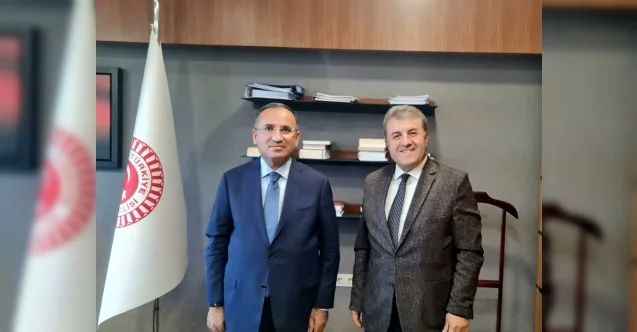 Belekcehan Belediye Başkanı Şahin Arısoy, TBMM Anayasa Komisyonu Başkanı Bekir Bozdağ’ı ziyaret etti