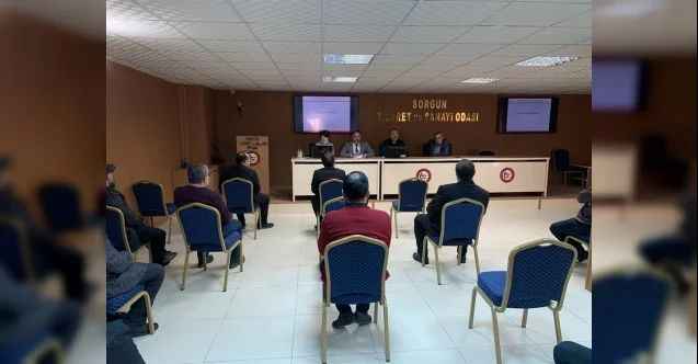 Sorgun Ticaret ve Sanayi Odası’nda Kuyum Ticareti Yönetmeliği Bilgilendirme Toplantısı Yapıldı