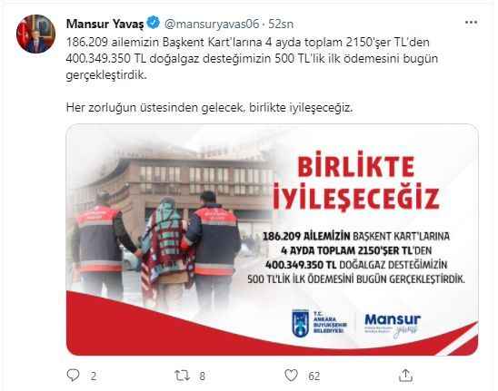 400 Milyonluk Destek Başladı: ABB Sosyal Yardım Alan Ailelere İlk Doğalgaz Ödemesini Yatırdı