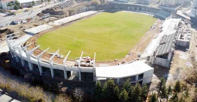 Gençlik ve Spor Bakanlığı tarafından yaptırılan Yozgat Stadyumunun çimleri yenilenecek