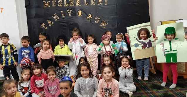 Ankara Mamak'ta minikler hayallerindeki meslekleri tanıdılar