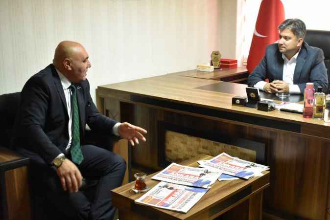 Ankara Esnaf ve Sanatkarlar Odası Başkan Adayı Yozgatlı hemşerimiz Sinan Erdem Çamlık Ankara’yı ziyaret etti