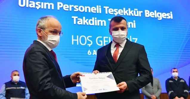 Engelli Hakları Federasyonu’ndan Ego Şoförlerine Teşekkür Belgesi