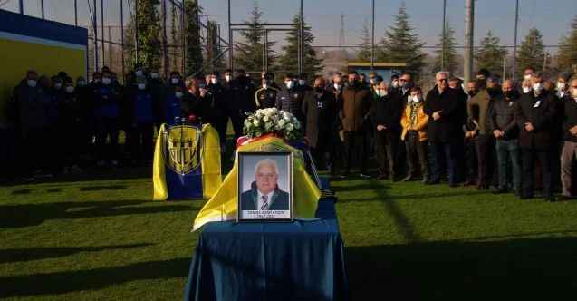 Ankaragücü'nün vefat eden Onursal Başkanı Cemal Aydın için cenaze töreni düzenledi
