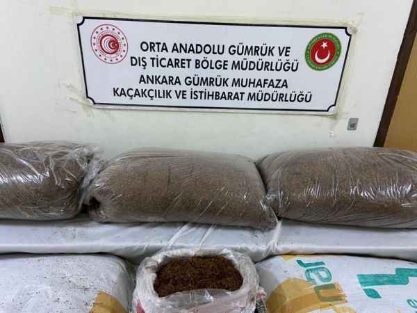 Ankara'da Kaçak Tütün Sevkiyatı