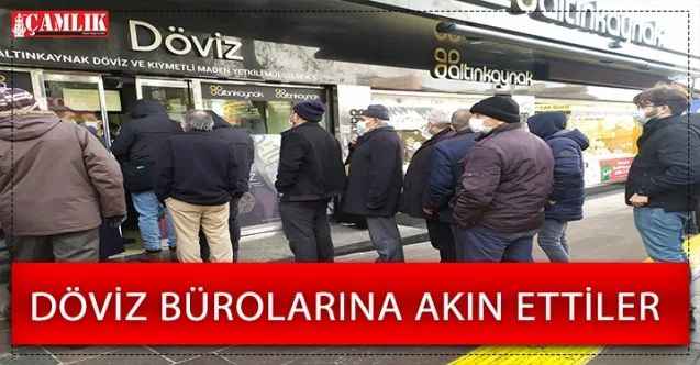 Vatandaş Soluğu Döviz Bürolarında Aldı