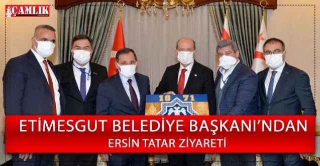 Ersin Tatar, Etimesgut Belediye Başkanı Enver Demirel ve Beraberindeki Heyeti Kabul Etti