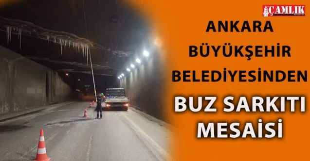 Ankara Büyükşehir Belediye'nin Buz Sarkıtlarıyla Mücadele Mesaisi