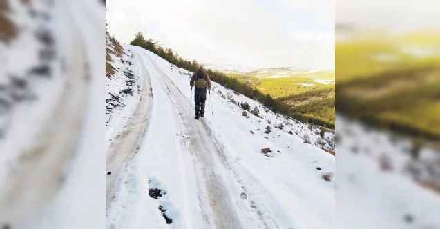 Yozgat Ata Sportif Havacılık ve Doğa Sporları Kulübü Çeşka Yeraltı şehrine dikkat çekmek için trekking yapıyor