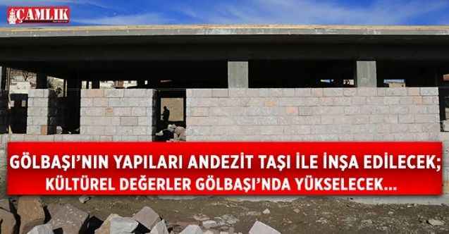 Gölbaşı Belediye Başkanı Ramazan Şimşek Andezit Taşına Ve Üreticisine Sahip Çıkıyor